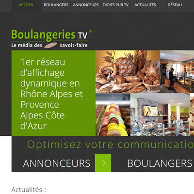 Création du site web www.boulangeriestv.fr