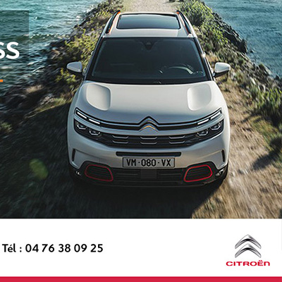 Réalisation d'une affiche publicitaire pour le client Citroën Costaz