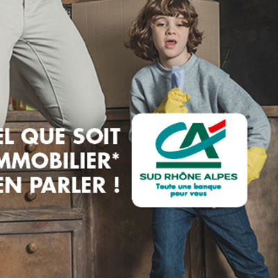 Affiche publicitaire Crédit Agricole