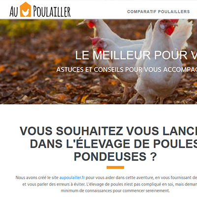 Création du site www.aupoulailler.fr